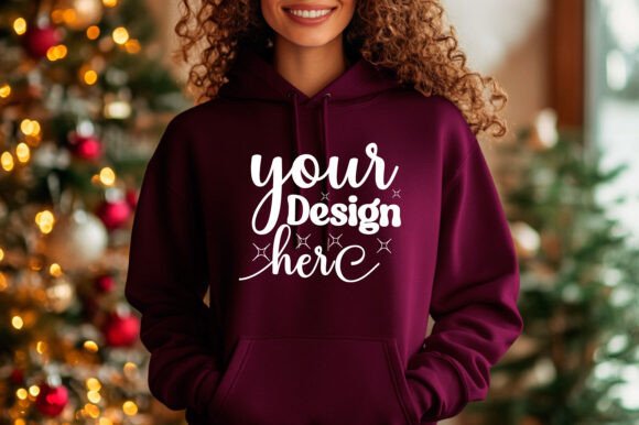 Christmas 18000 Women Hoodie Mockup 52: Graphics for Product Mockups