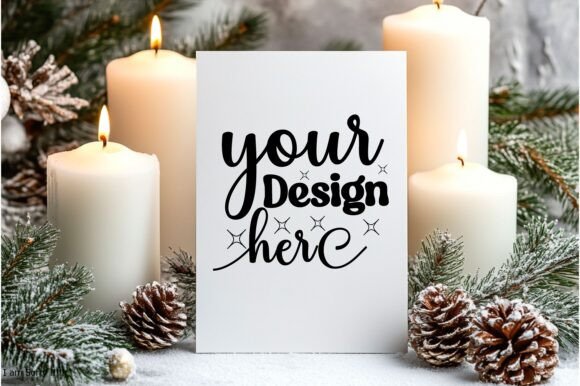 Christmas Card Mockup 23: Essential Graphics & Product Mockups