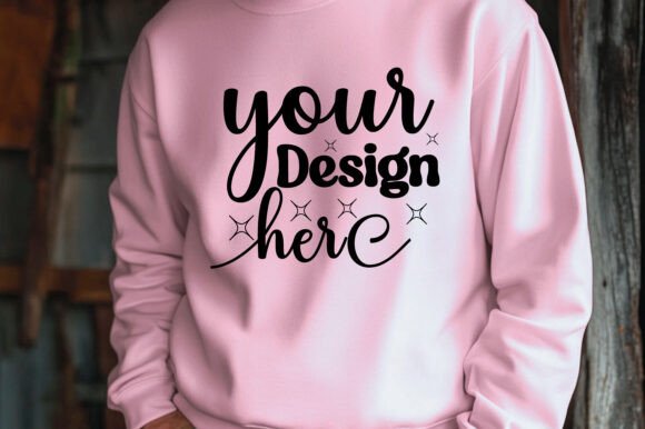 Christmas Gildan 18000 Mockup 106: Premium Graphics & Product Mockups
