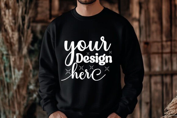 Christmas Gildan 18000 Mockup 13: Graphics & Product Mockups
