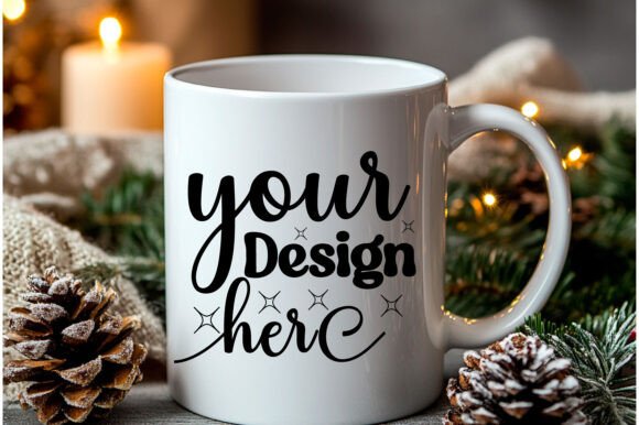 Christmas Mug Mockup 23: Graphics for Product Mockups