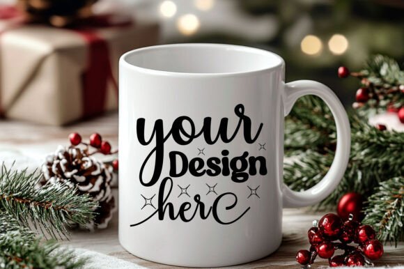Christmas Mug Mockup 5: Graphics & Product Mockups