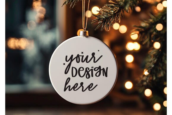 Christmas Ornaments Mockup 27: Graphics & Product Mockups