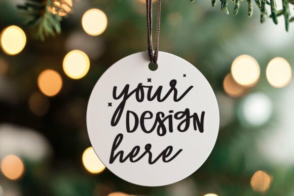 Christmas Ornaments Mockup 97: Premium Graphics & Product Mockups