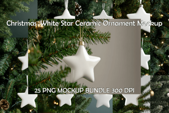 Christmas Star Mockup: Graphics & Product Mockups