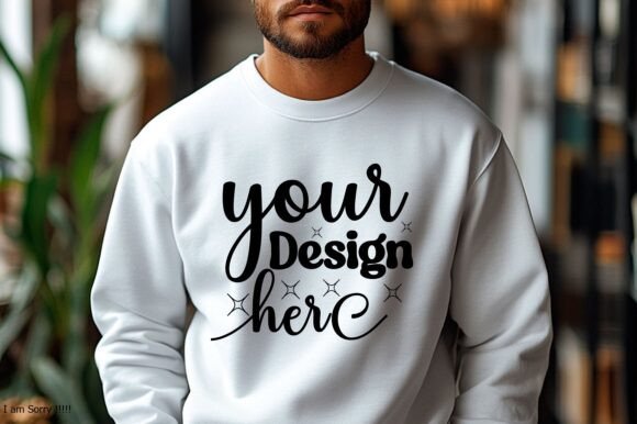 Gildan 18000 Christmas Men Mockup 157: Graphics & Product Mockups