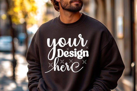 Gildan 18000 Christmas Men Mockup 59: Graphics & Product Mockups