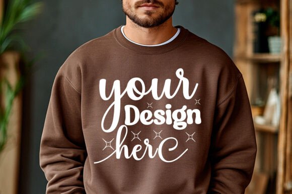 Gildan 18000 Christmas Men Mockup 65: Graphics & Product Mockups