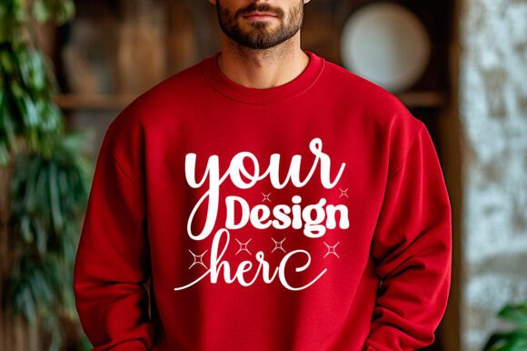 Gildan 18000 Christmas Men Mockup 94: Graphics & Product Mockups