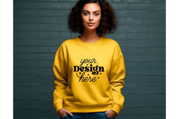 Gildan 18000 Mockup: Essential Graphics for Product Mockups