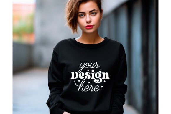Gildan 18000 Women Mockup 103: Essential Graphics