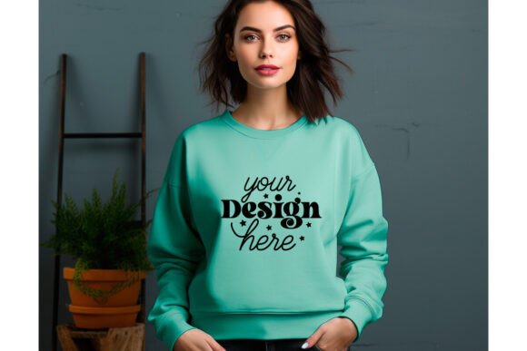Gildan 18000 Women Mockup 27: Essential Graphics