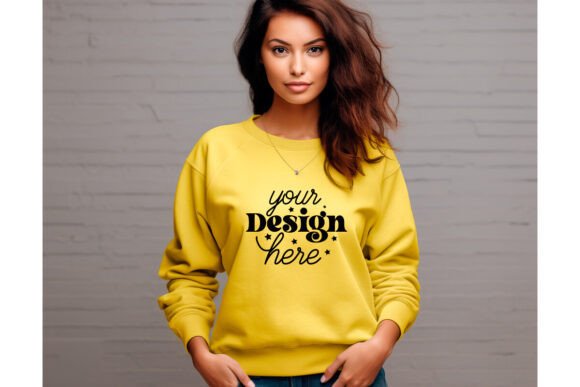 Gildan 18000 Women Mockup 31: Essential Graphics