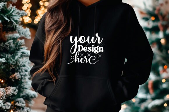 Gildan 18500 Hoodie Mockup 14: Graphics & Product Mockups
