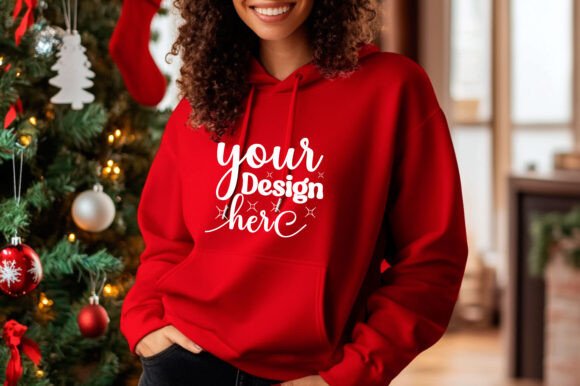 Gildan 18500 Hoodie Mockup 6: Premium Graphics for Product Mockups