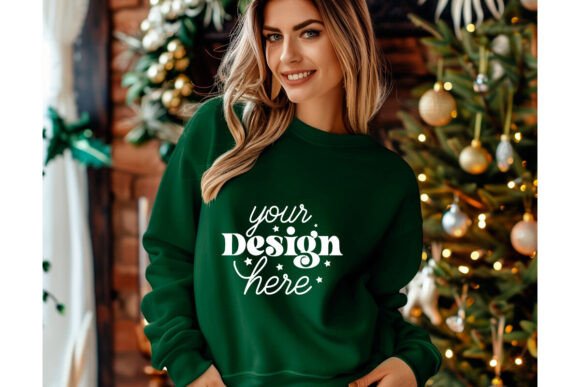 Review: Christmas Forest Green Shirt Mockup 64