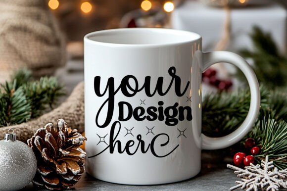 Reviewing Graphics for Product Mockups: Christmas Mug 34