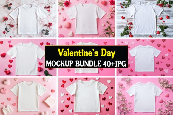 Valentines Day Mockup Bundle 01: Graphics & Product Mockups
